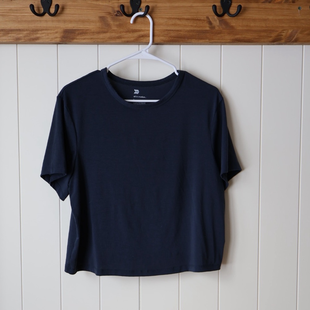 All in Motion Dark Blue Women's Short Sleeve Tee